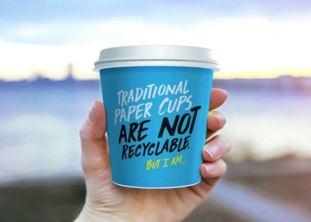 Traditional coffee cups are not recyclable but i am